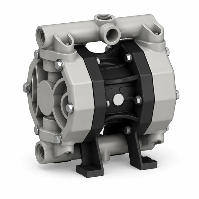 pompa a membrana doppia aria compressa sfere sedi sfere ptfe boxer phoenix pp pvdf ectfe galvanica industria galvanico alimentare inox alluminio atex