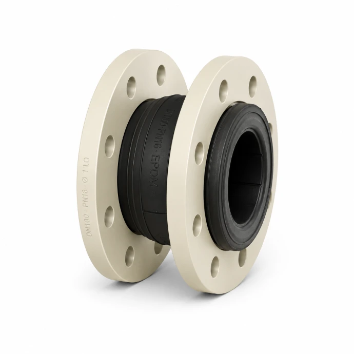 giunto antivibrante flangiato industria pompe anti vibrante impianti flange inox rivestite pp anima metallica pvc EPDM FPM PTFE Tefolon 